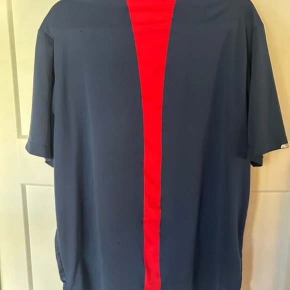Adidas Navy Blue Polo Shirt with Red Accents Erin hills 2017 US open - Picture 5 of 7